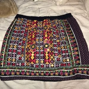 Multi-colored Mirror Skirt